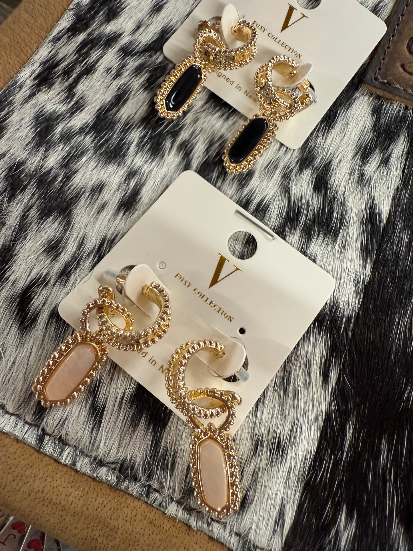 Dangle Hoop Earrings