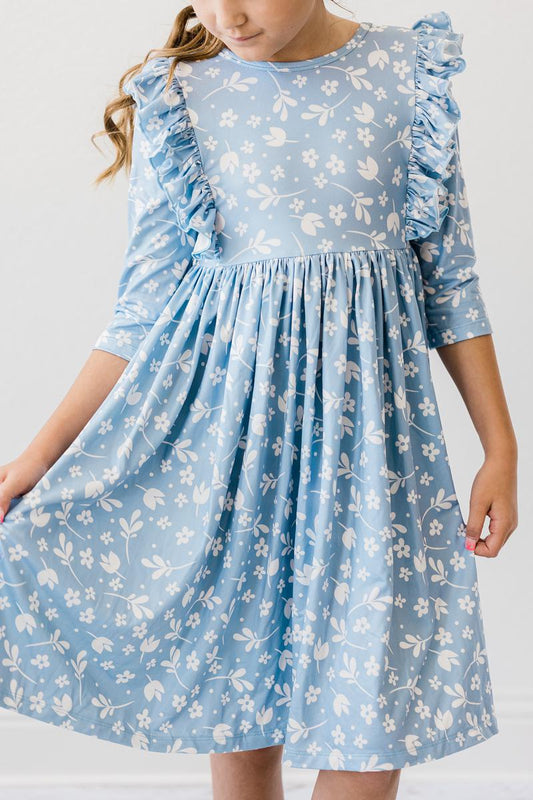 Bluebell 3/4 Ruffle Twirl Dress Mila and Rose