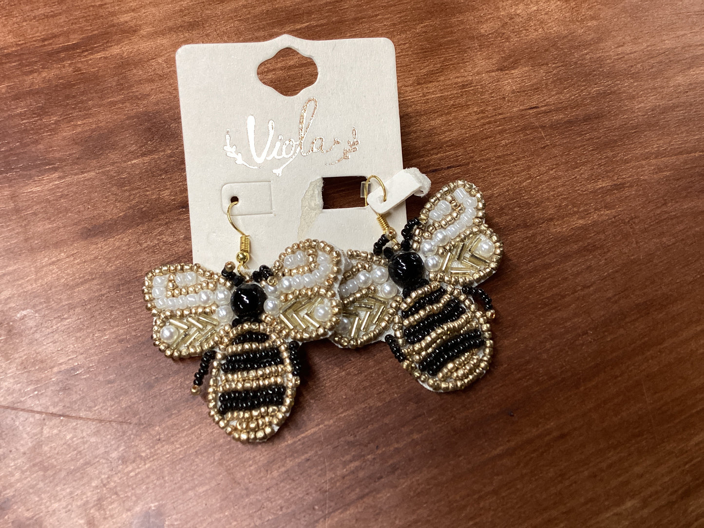 Bumble bee earrings