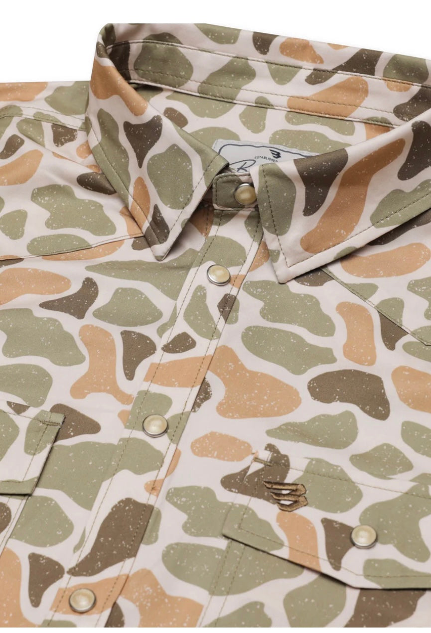 Venado Camo Performance Western Shirt Burlebo