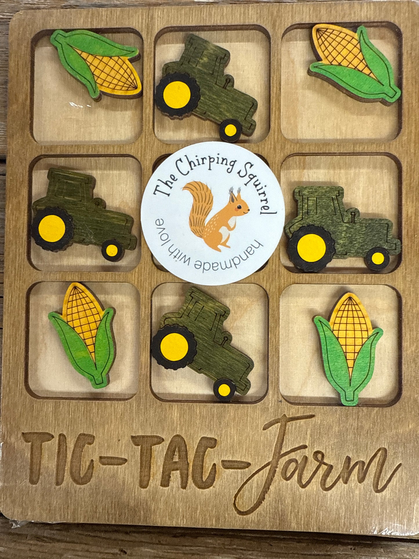 Farmer Gift - Tic-Tac-Toe Farm Game