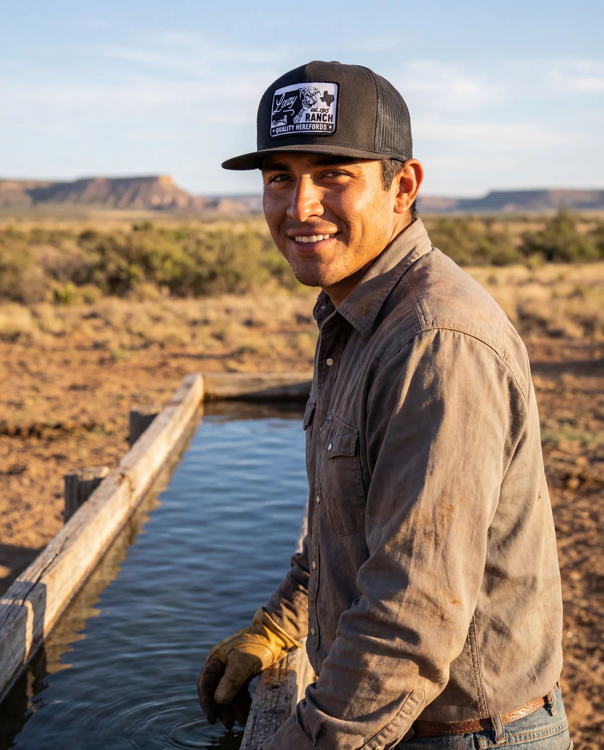 Lazy J Ranch Legado Classic Five Panel Trucker Hat