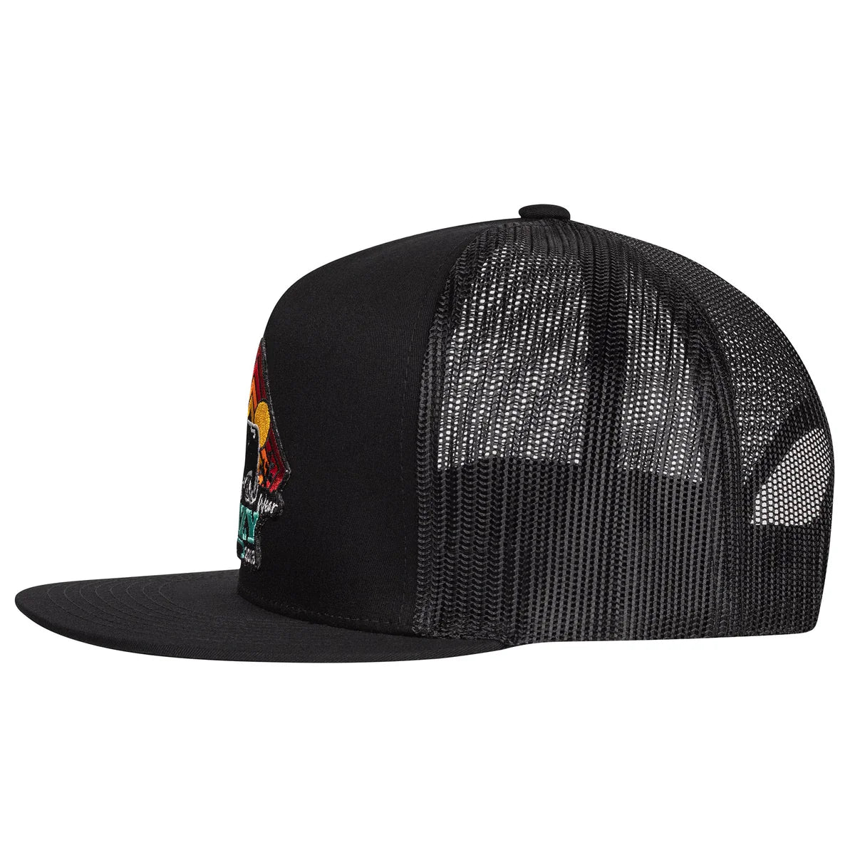 LAZY J RANCH CACTUS SUNRISE CLASSIC FIVE PANEL TRUCKER HAT