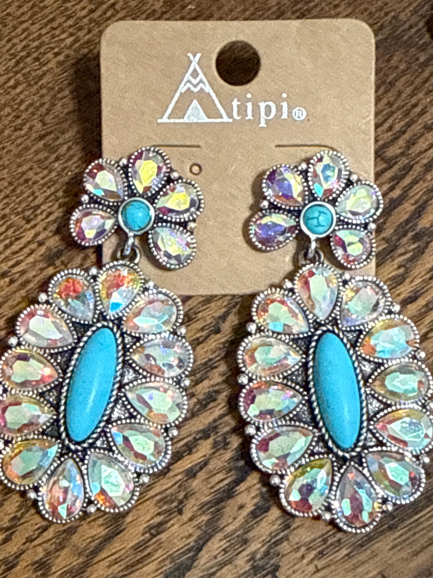 Western Blinged Earrings