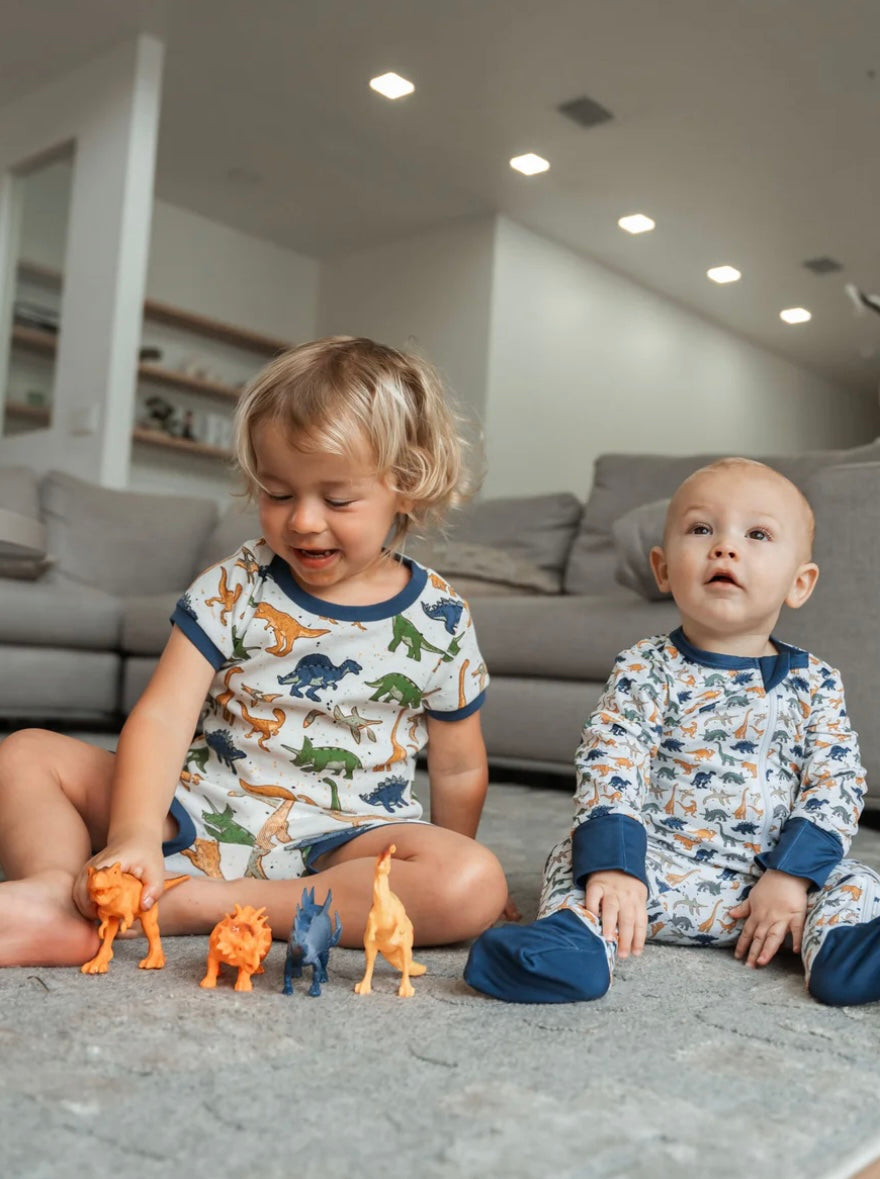 Dino-Mite Youth Pajama Shorts Set Burlebo