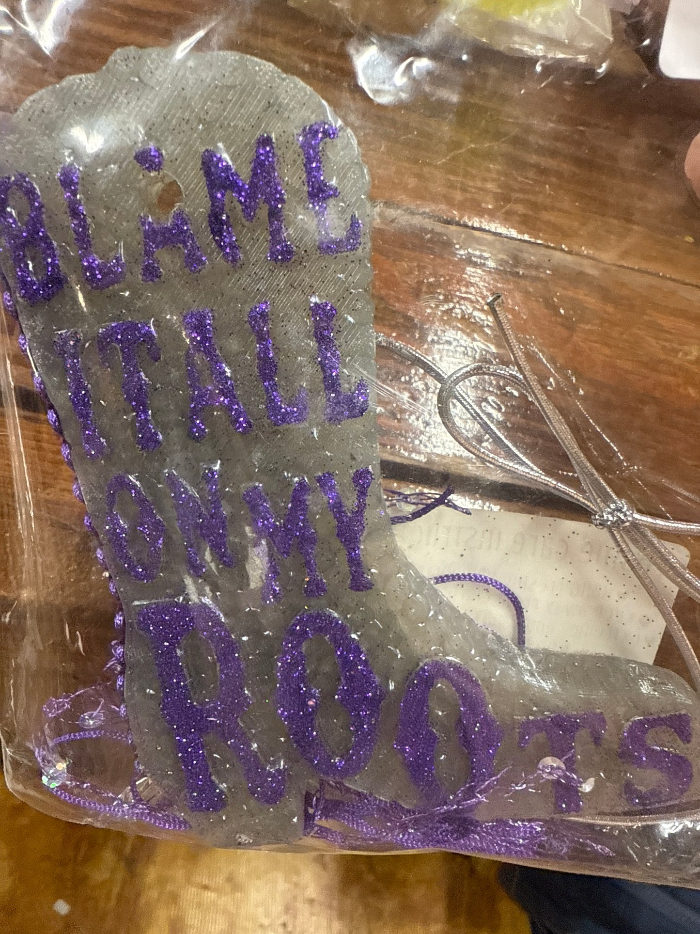 Blame it All on my Roots: painted Feather
