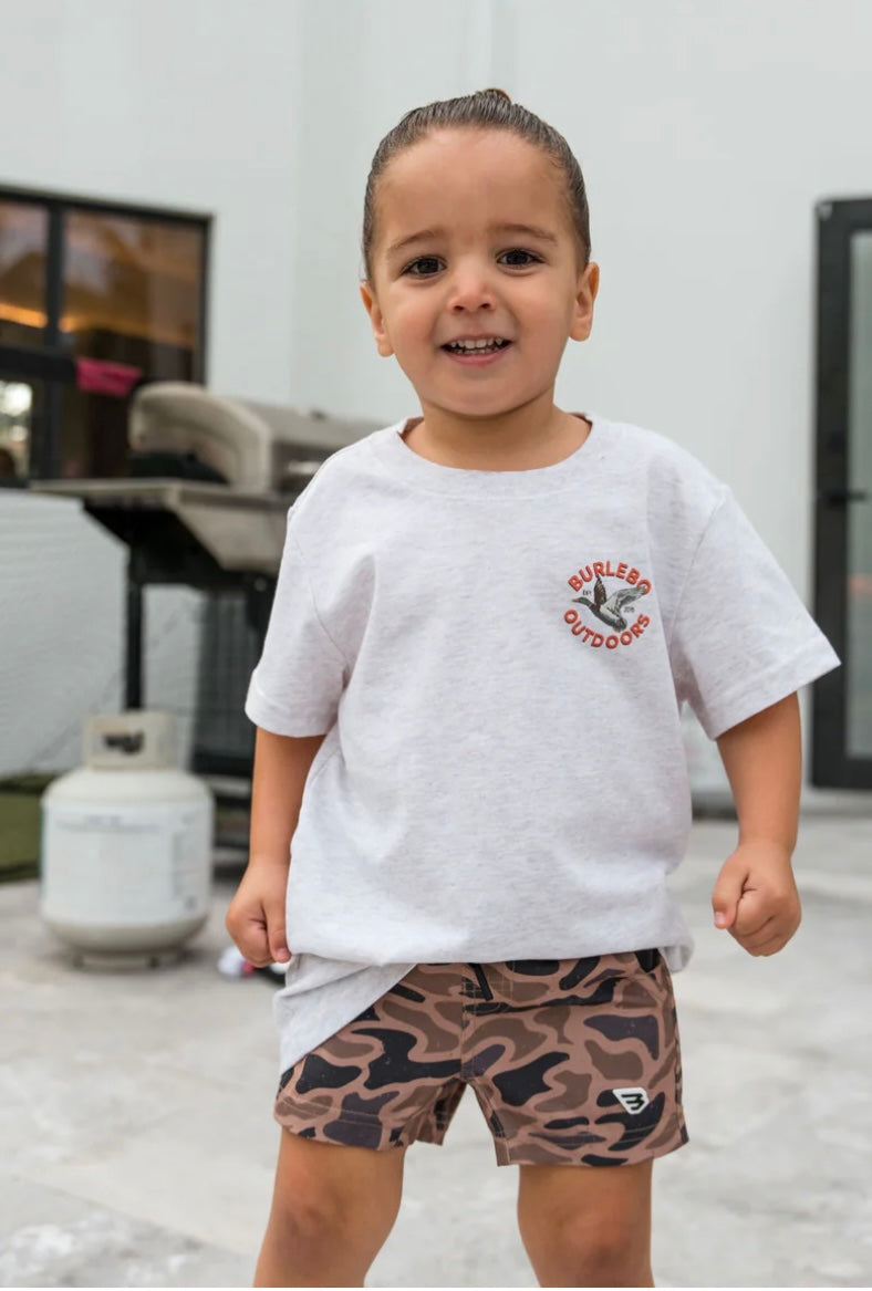 Gauge Camo Youth Athletic Shorts