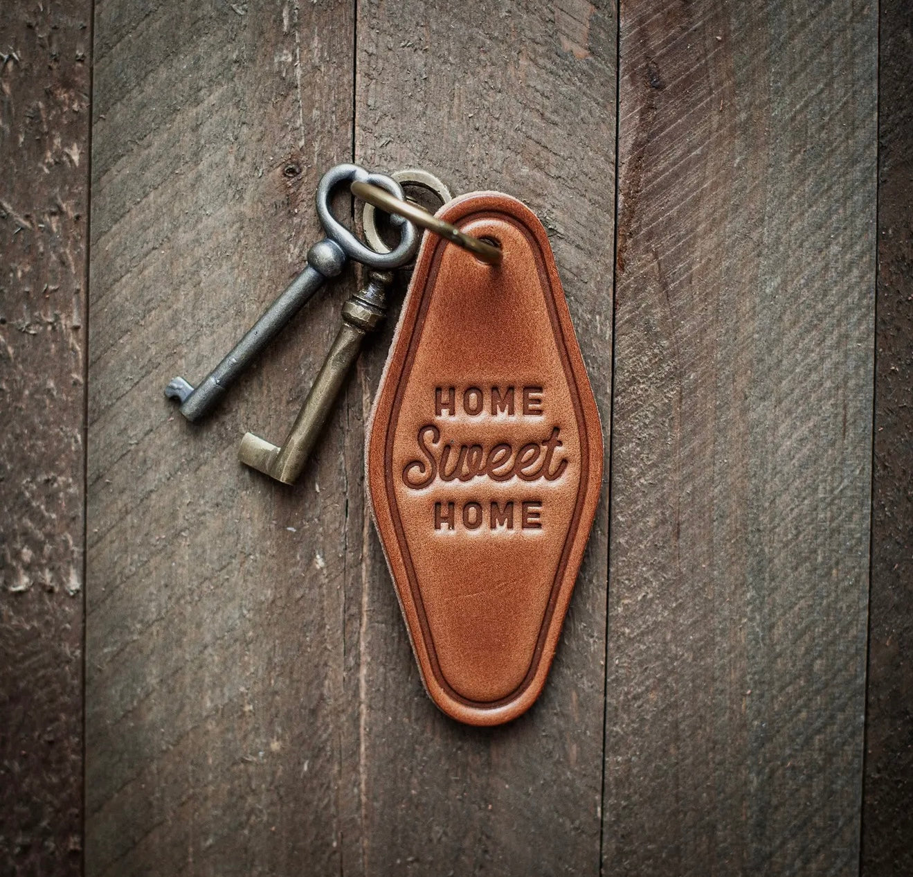Leather Western Keychain Motel Style Sugarhouse