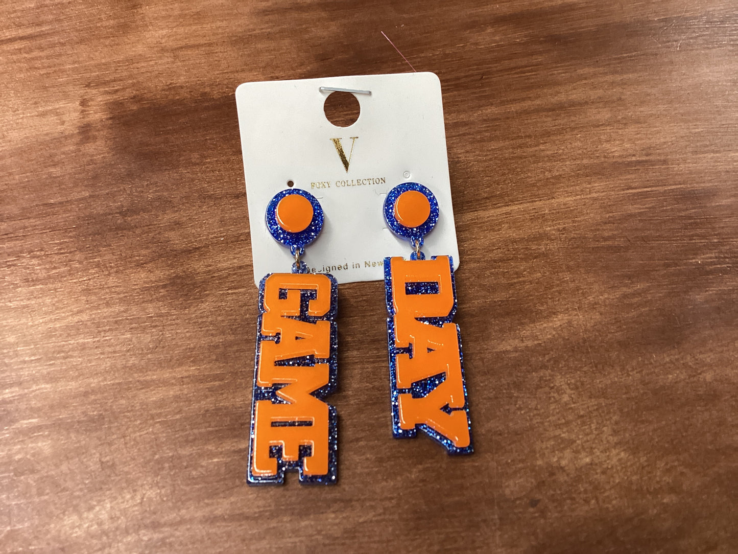 Game day earrings