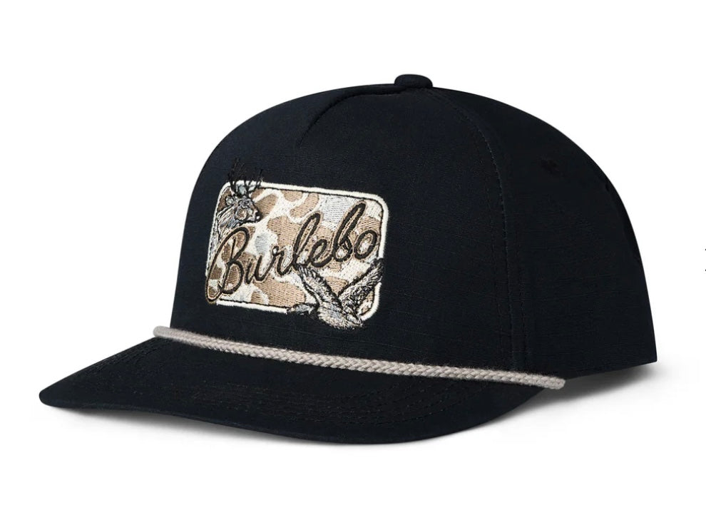 Camo Patch Black Hat Burlebo