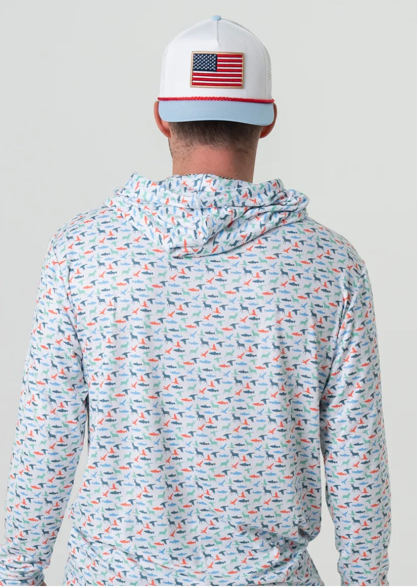 The Great Outdoors Performance Hoodie with UPF 50 Sun Protection Burlebo