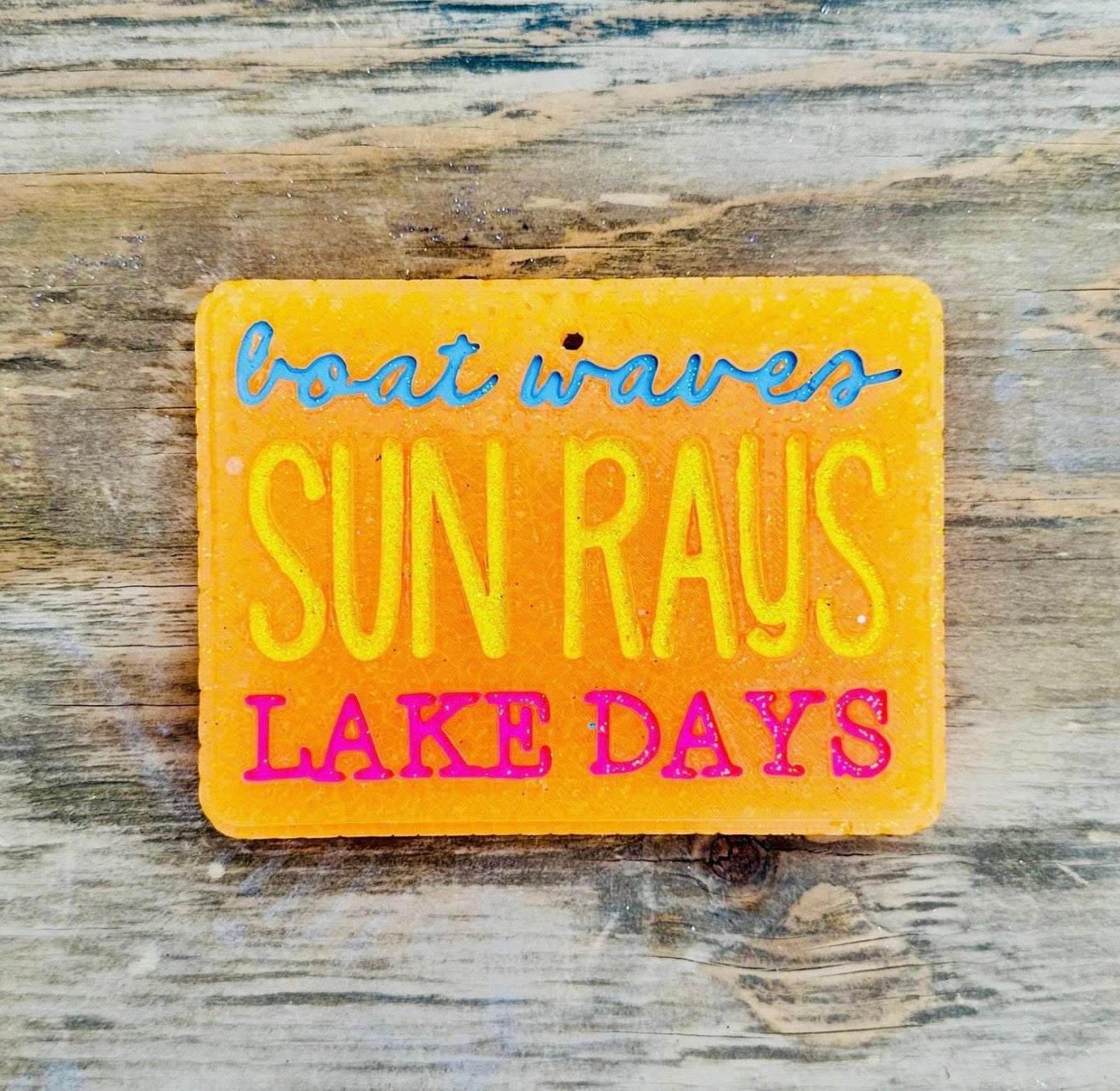 Summer Boat Waves Car Freshie “Sun Rays Scent” Southern creek