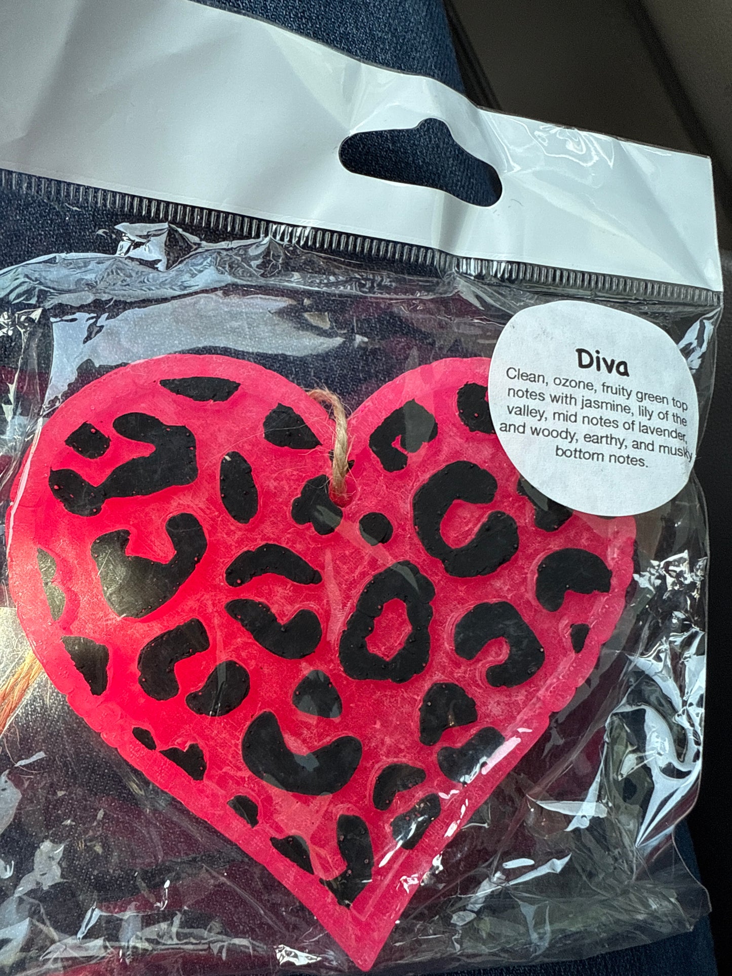Leopard Heart Car Freshie: Volcano Southern Creek