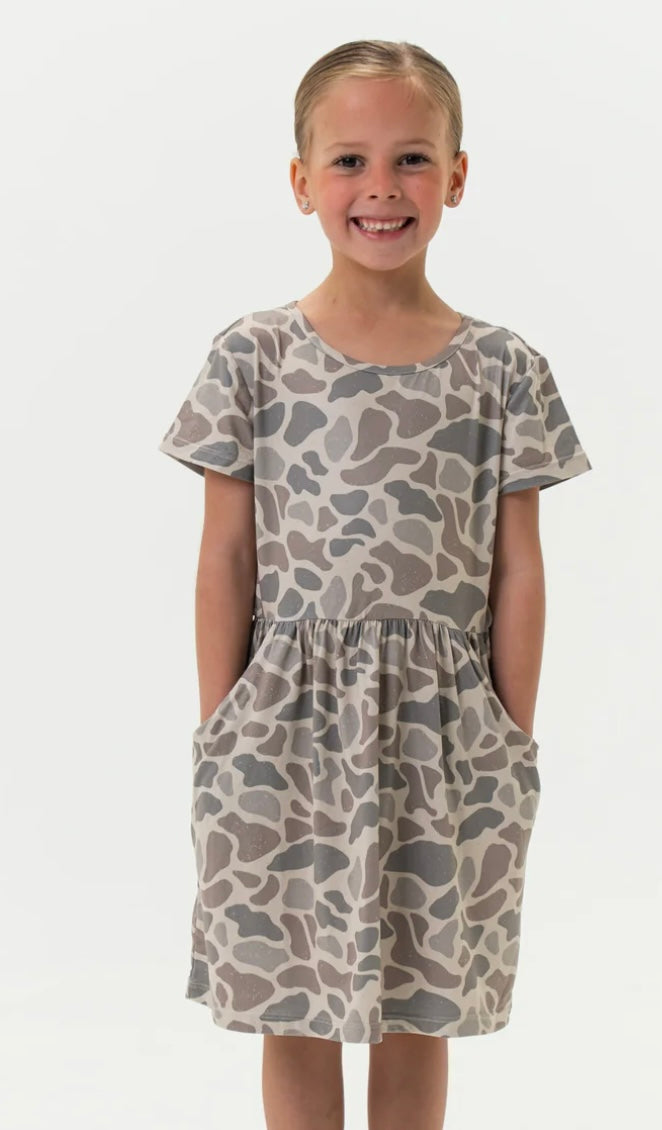 Classic Deer Camo Youth Moxie Dress Burlebo