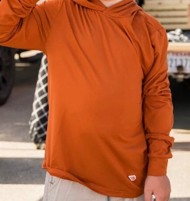 Orange Performance Hoodie
