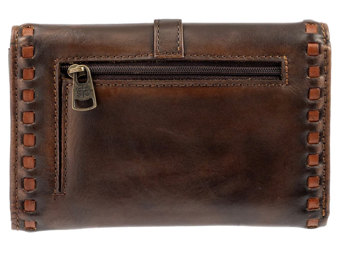 Bandera Chocolate Genuine Leather Tillie Wallet STS Rancher STS34018