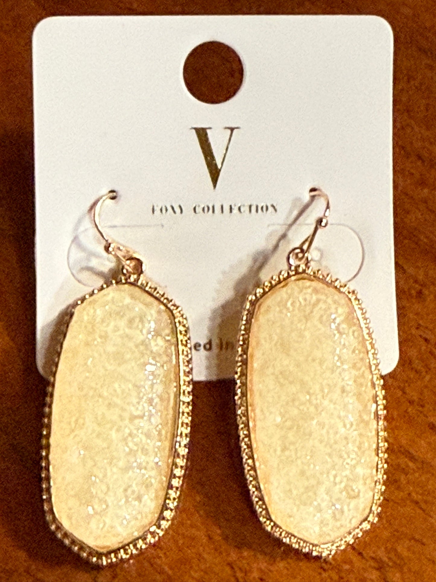 Oblong Shimmer Earrings