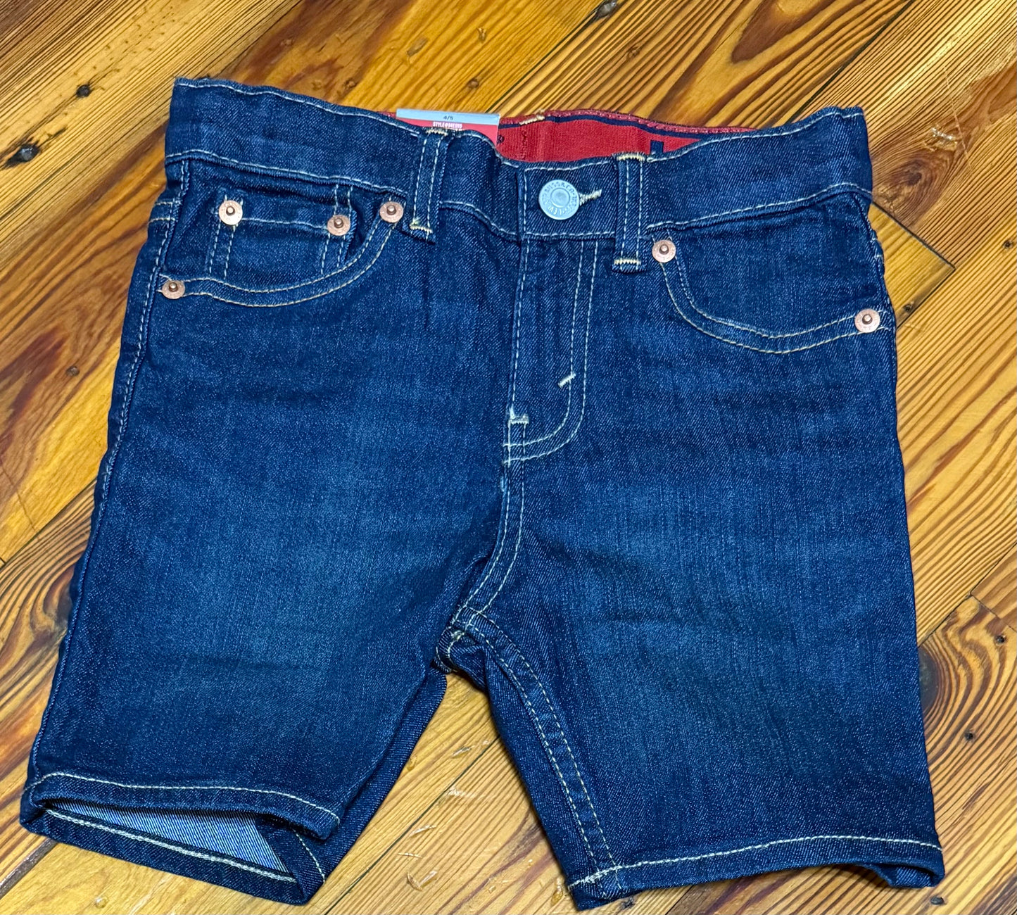 Levi’s Denim Boys Shorts. Adjustable Waist