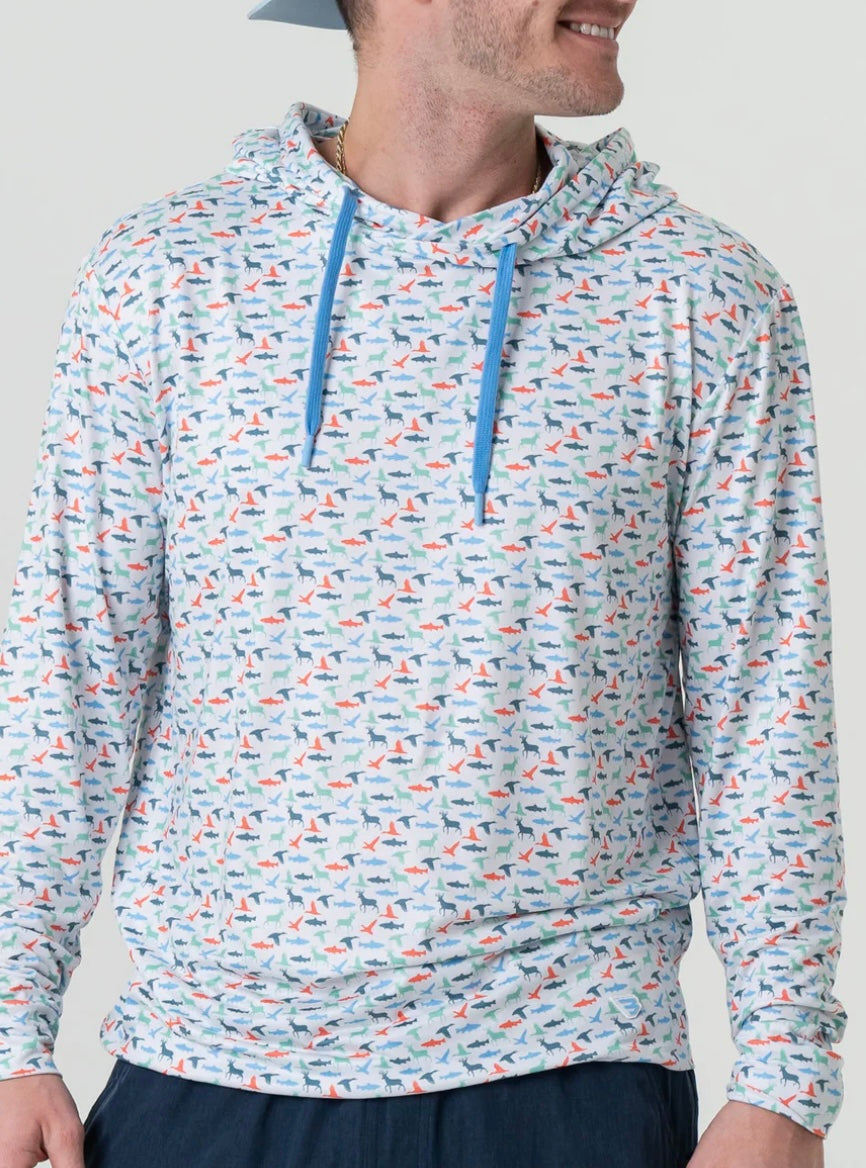 The Great Outdoors Performance Hoodie with UPF 50 Sun Protection Burlebo