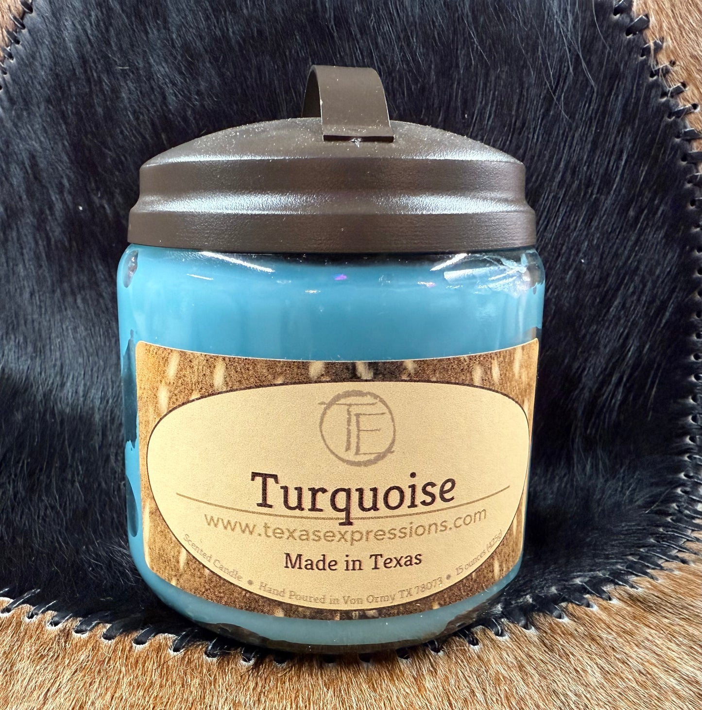 Turquoise Texas Expressions Candle