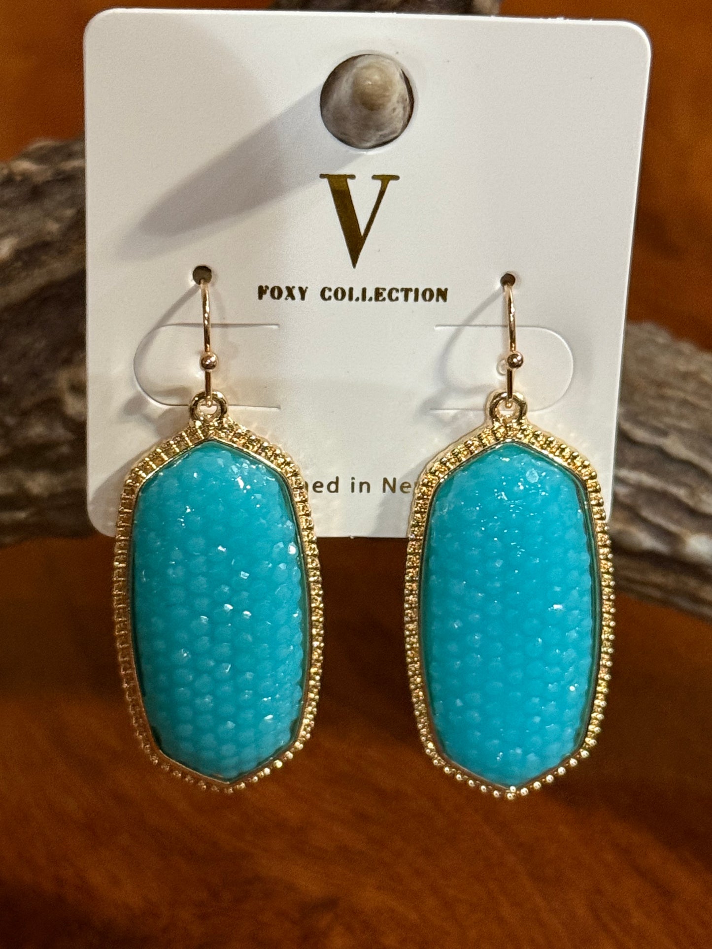 Oblong Shimmer Earrings