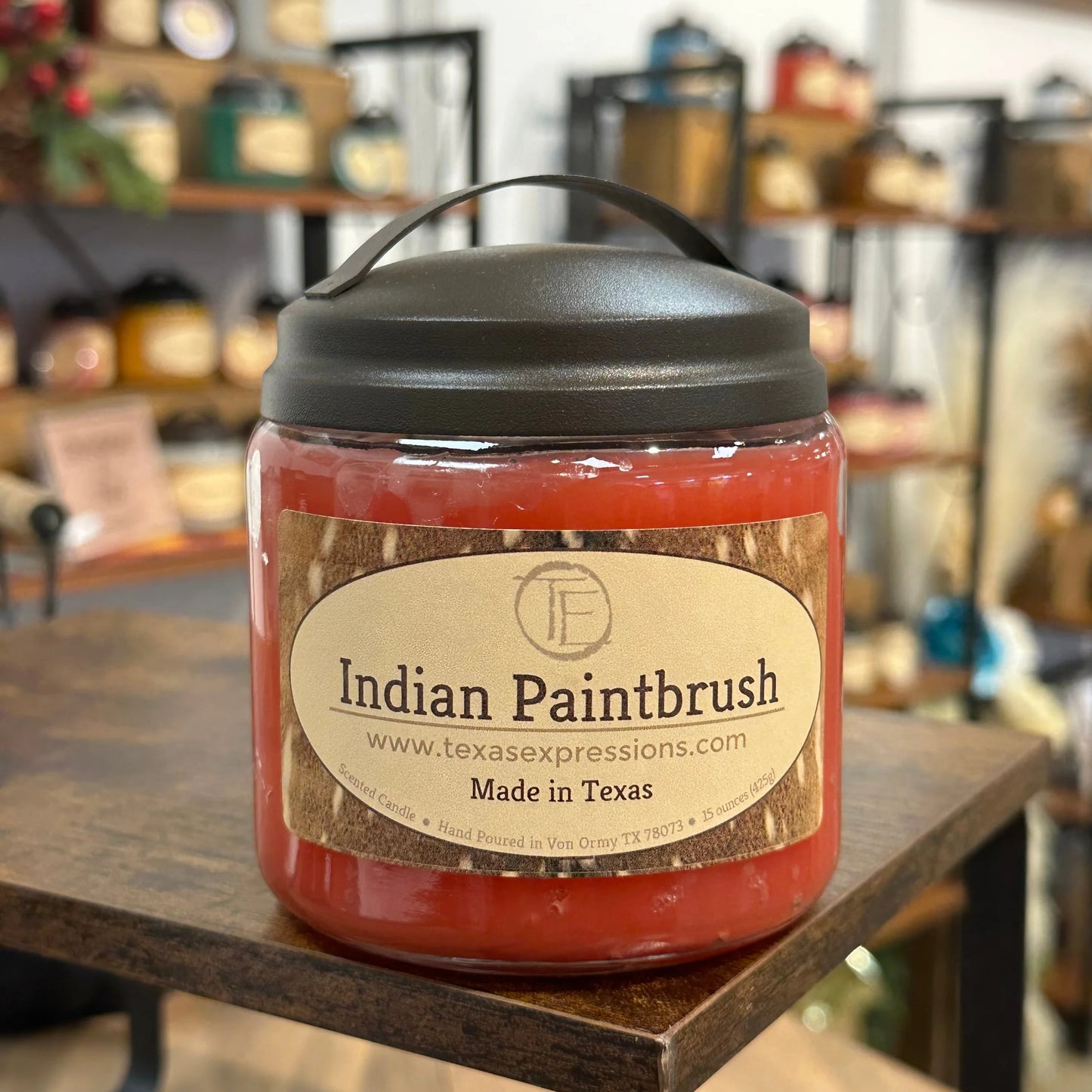 Indian Paintbrush Texas Expressions Candle 16 Oz