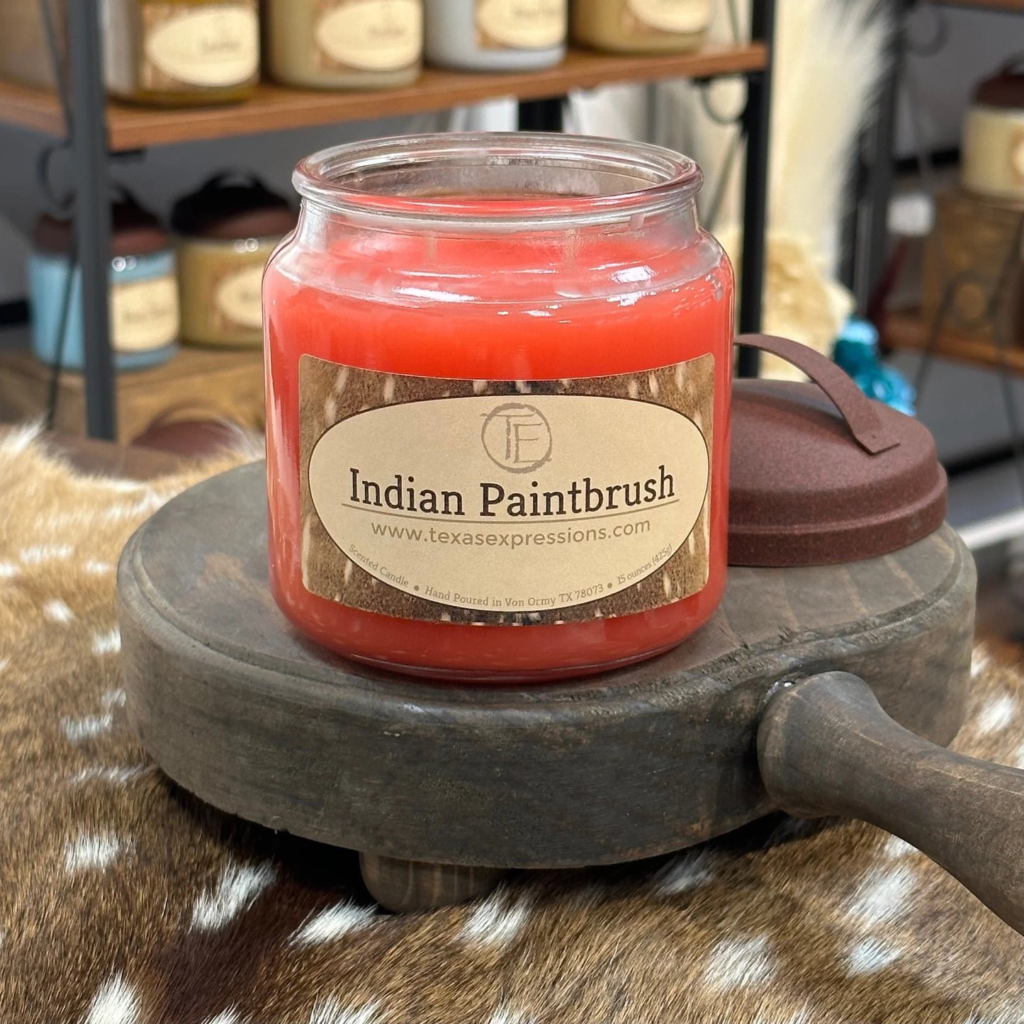 Indian Paintbrush Texas Expressions Candle 16 Oz