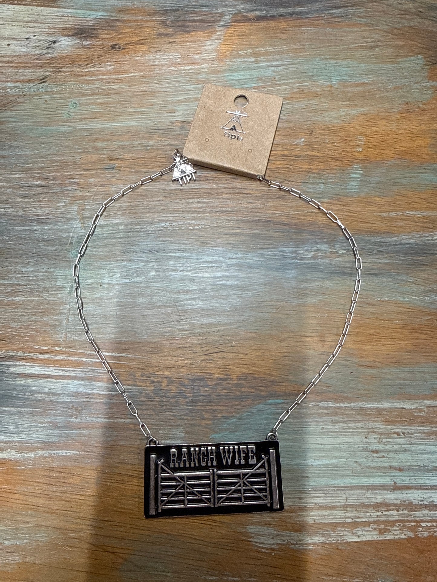 Ranch Wife Tipi Bar Necklace