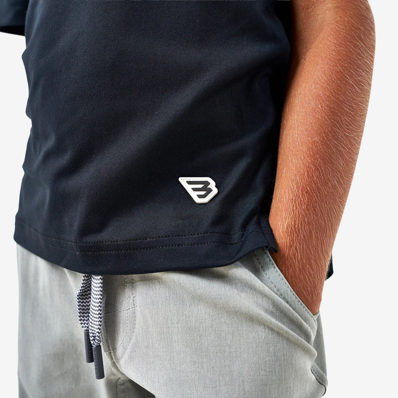 Youth Black Go To Tee Burlebo Y-GTT-BLK FL