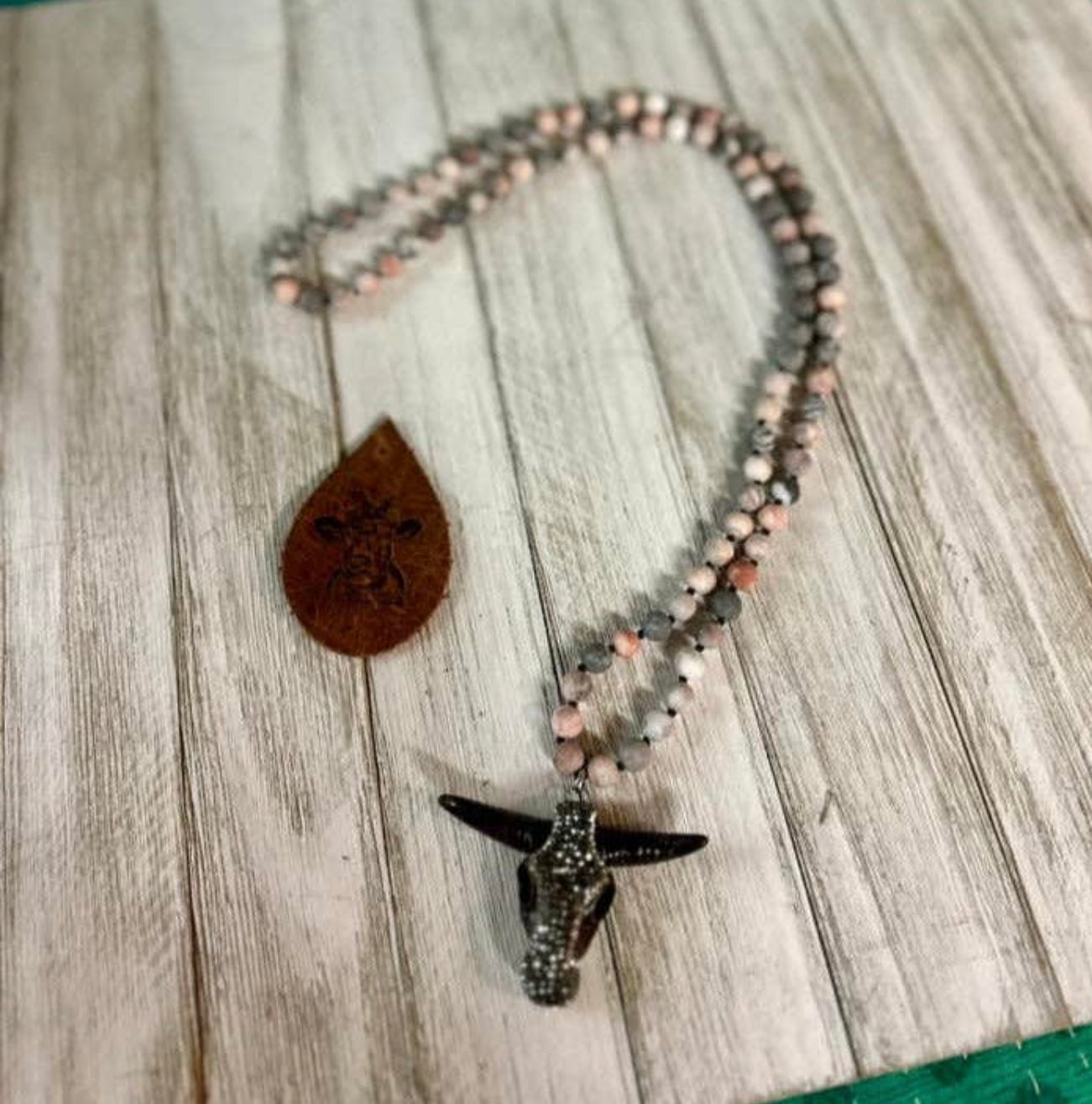 CHW Steer Head Necklace