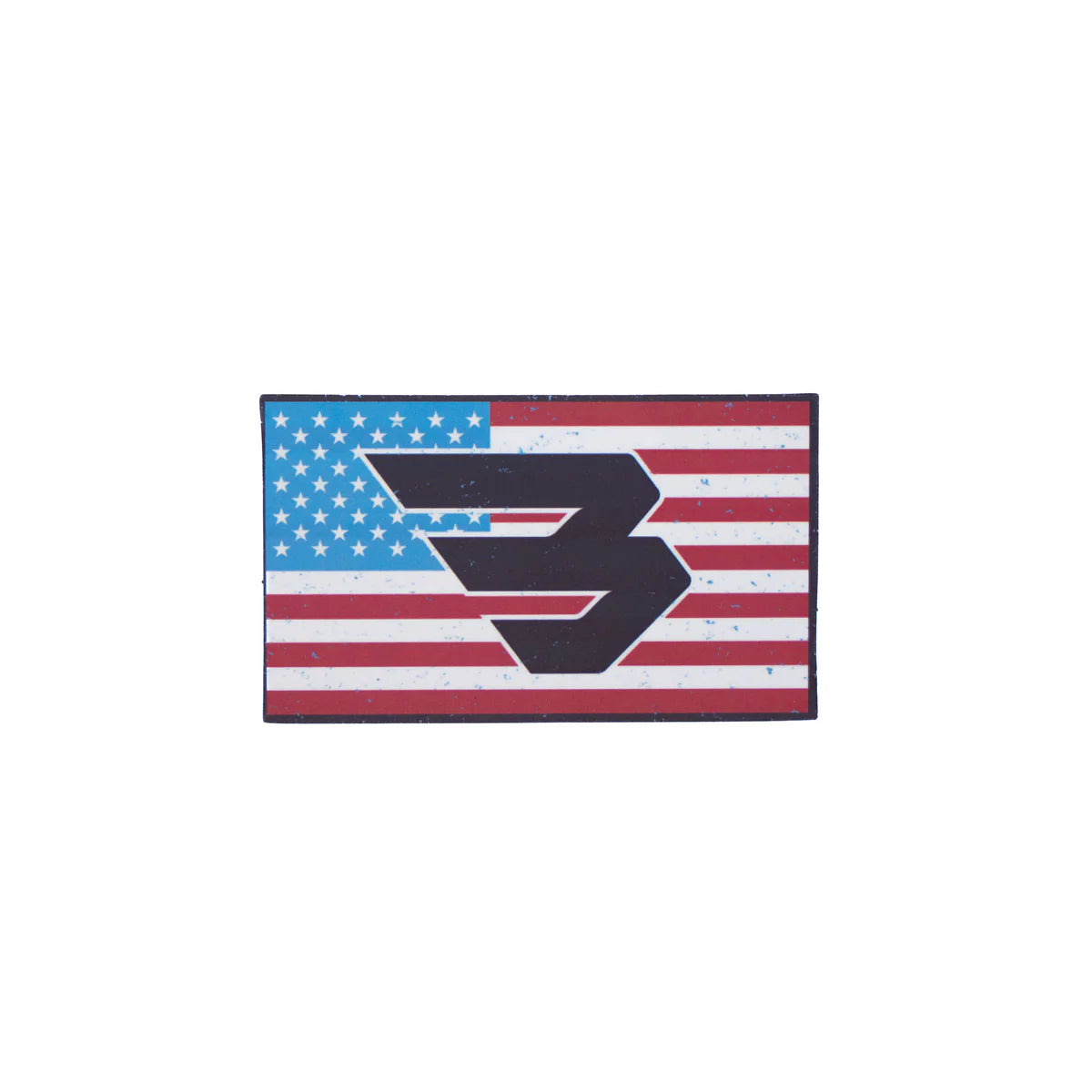 Flying B USA Flag Sticker Burlebo