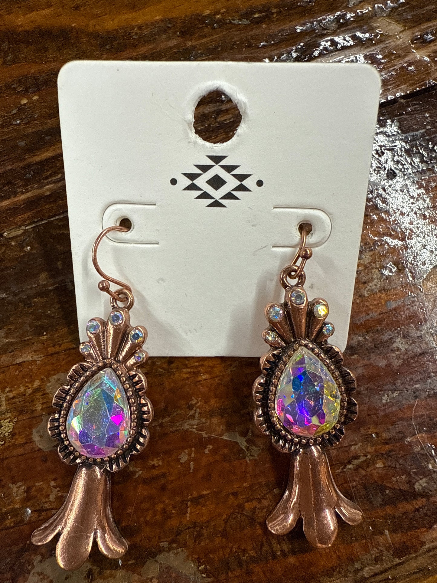 Western bling earrings