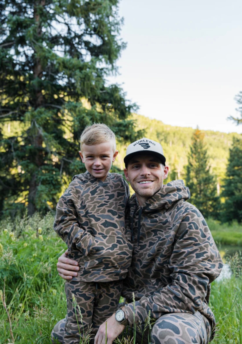 Gauge Camo Fleece Hoodie Burlebo