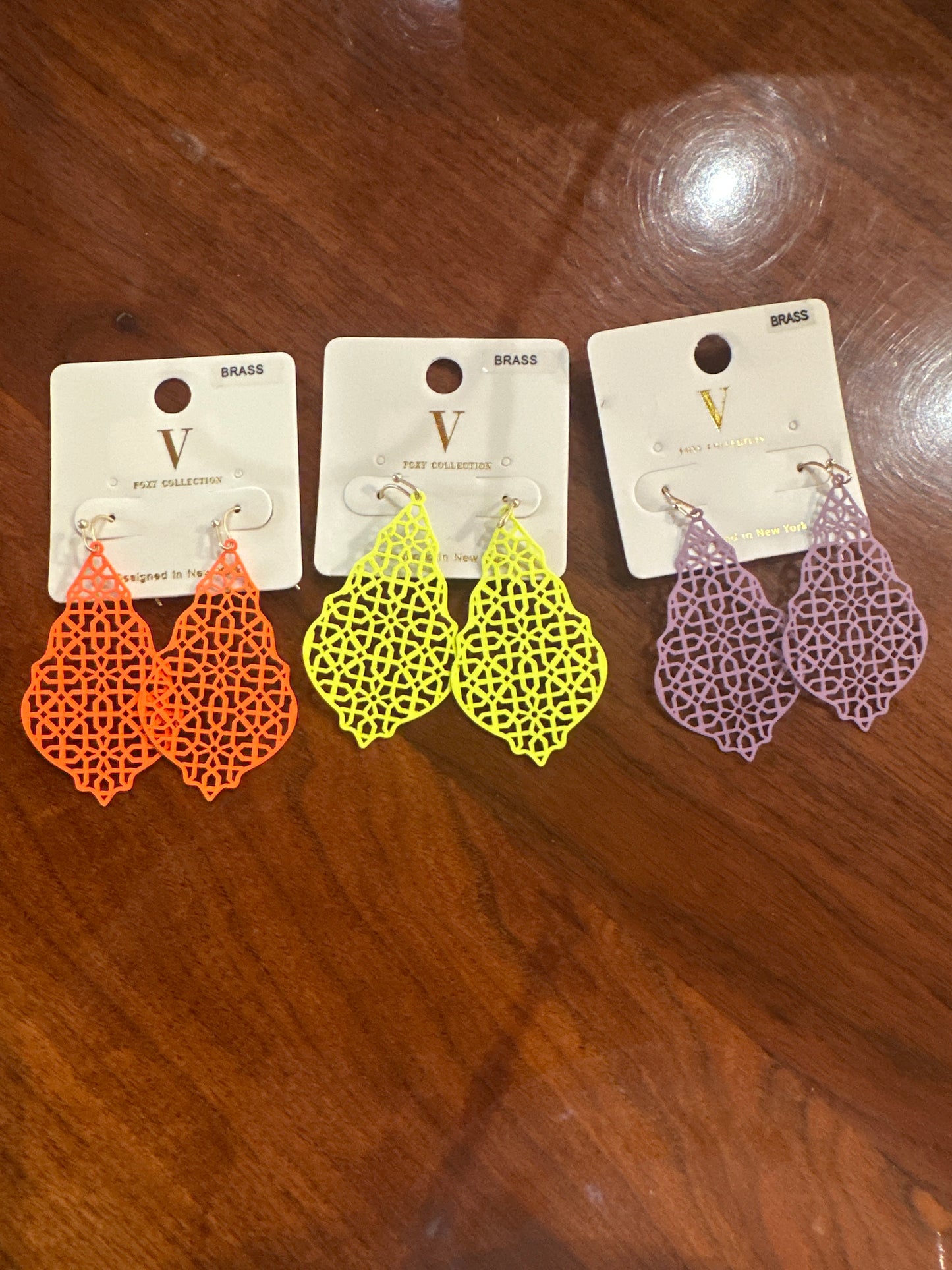 Dangle Lattice Earrings