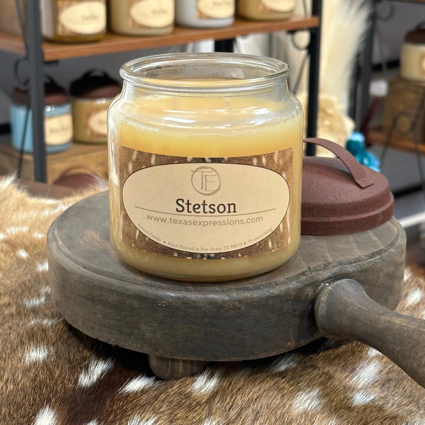 Stetson Texas Expressions Candle 16 Oz