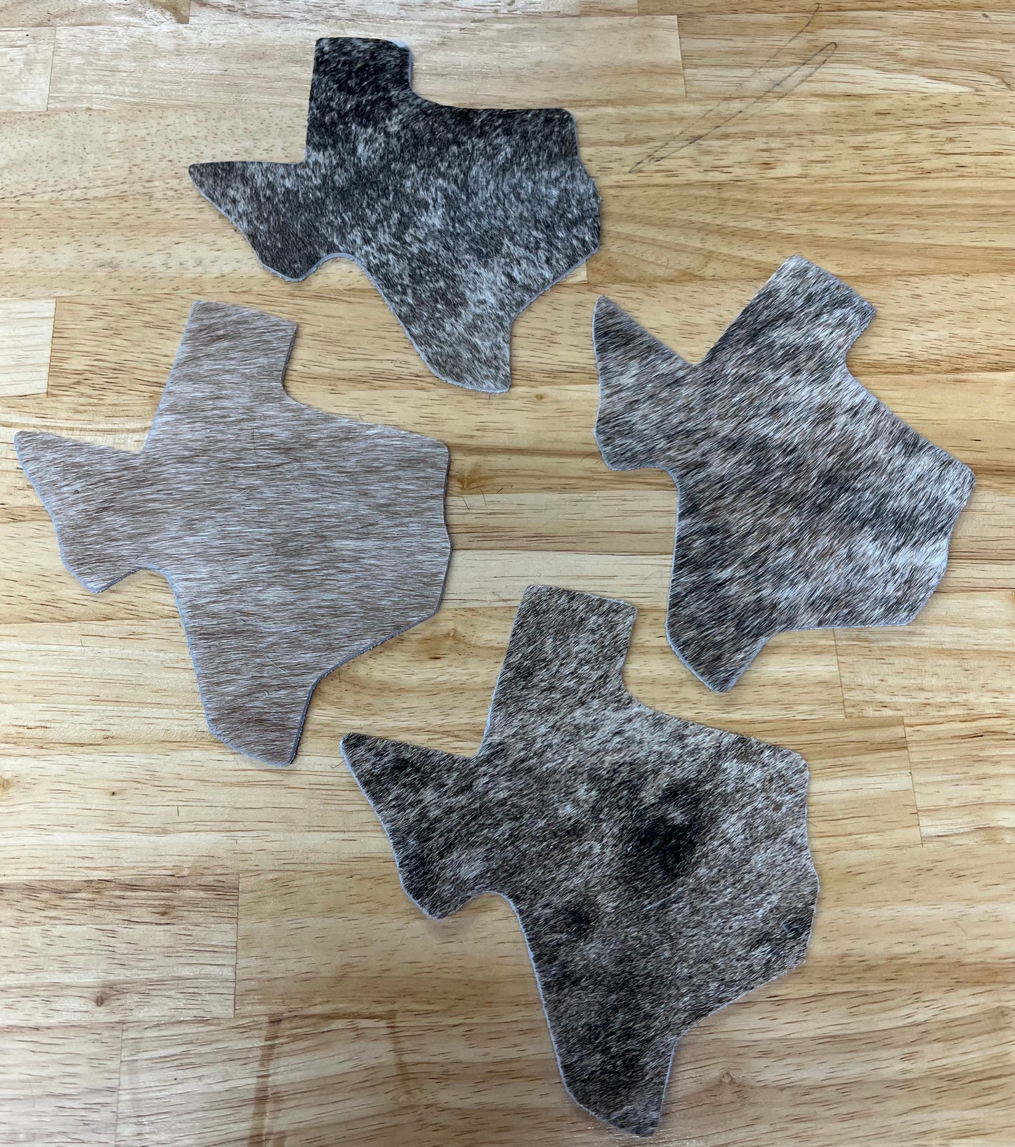 Texas Cowhide Coasters Hides and Skins