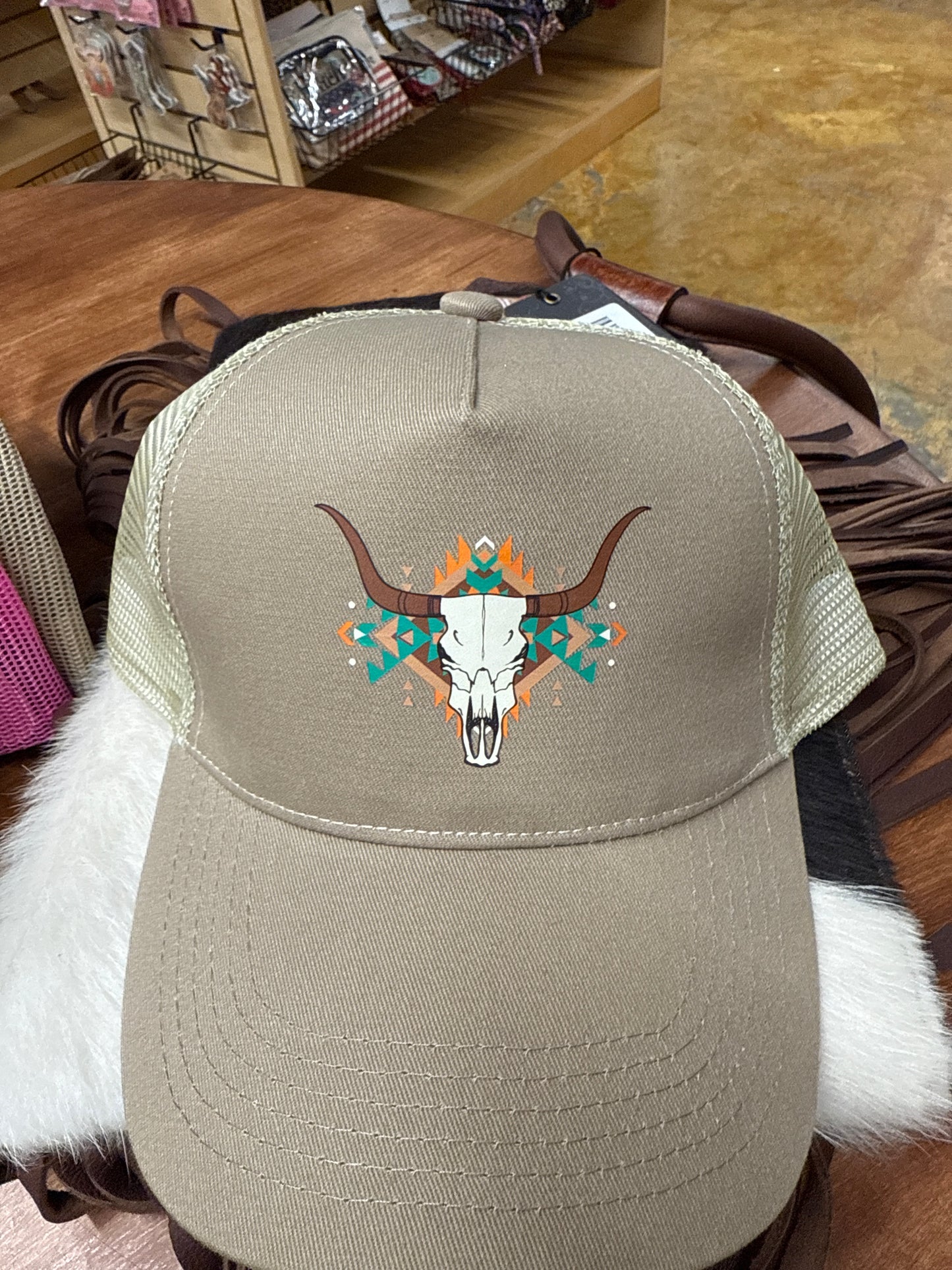 Aztec Longhorn Ball Cap