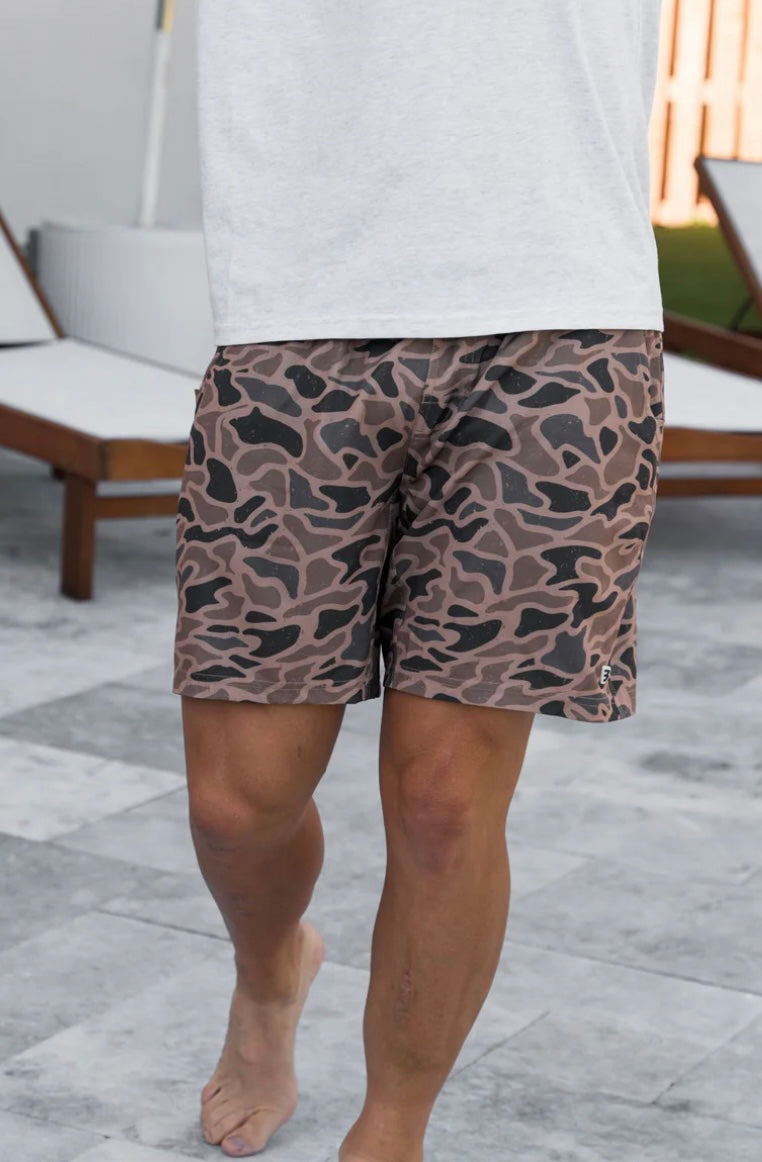Gauge Camo 5.5 Inch Athletic Shorts Burlebo