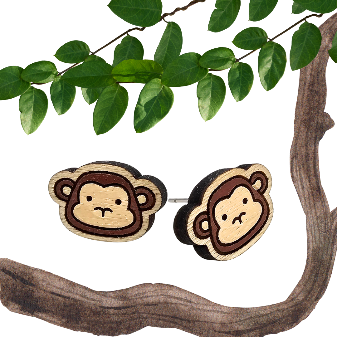 DCE Playful Monkey Earrings