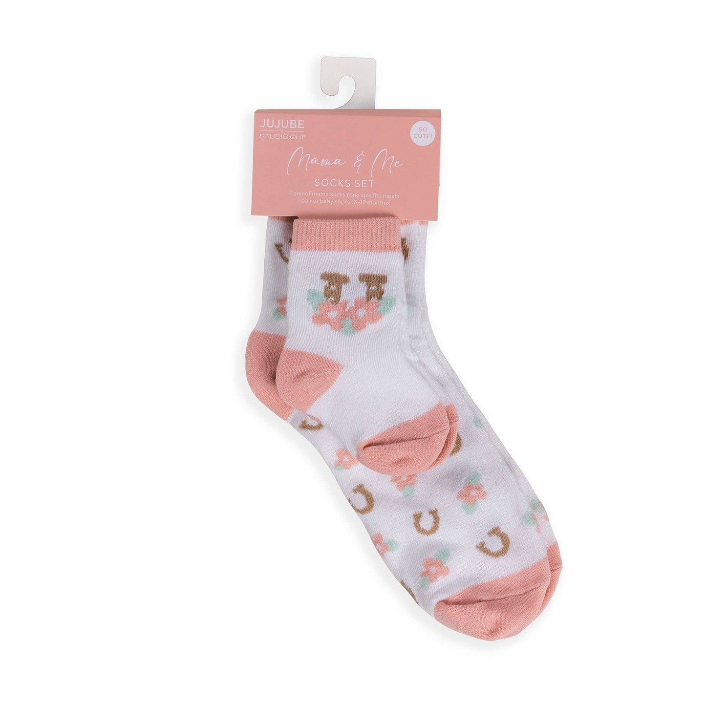 Western Mama & Me Socks Set Bloomin' Boot Juju bee