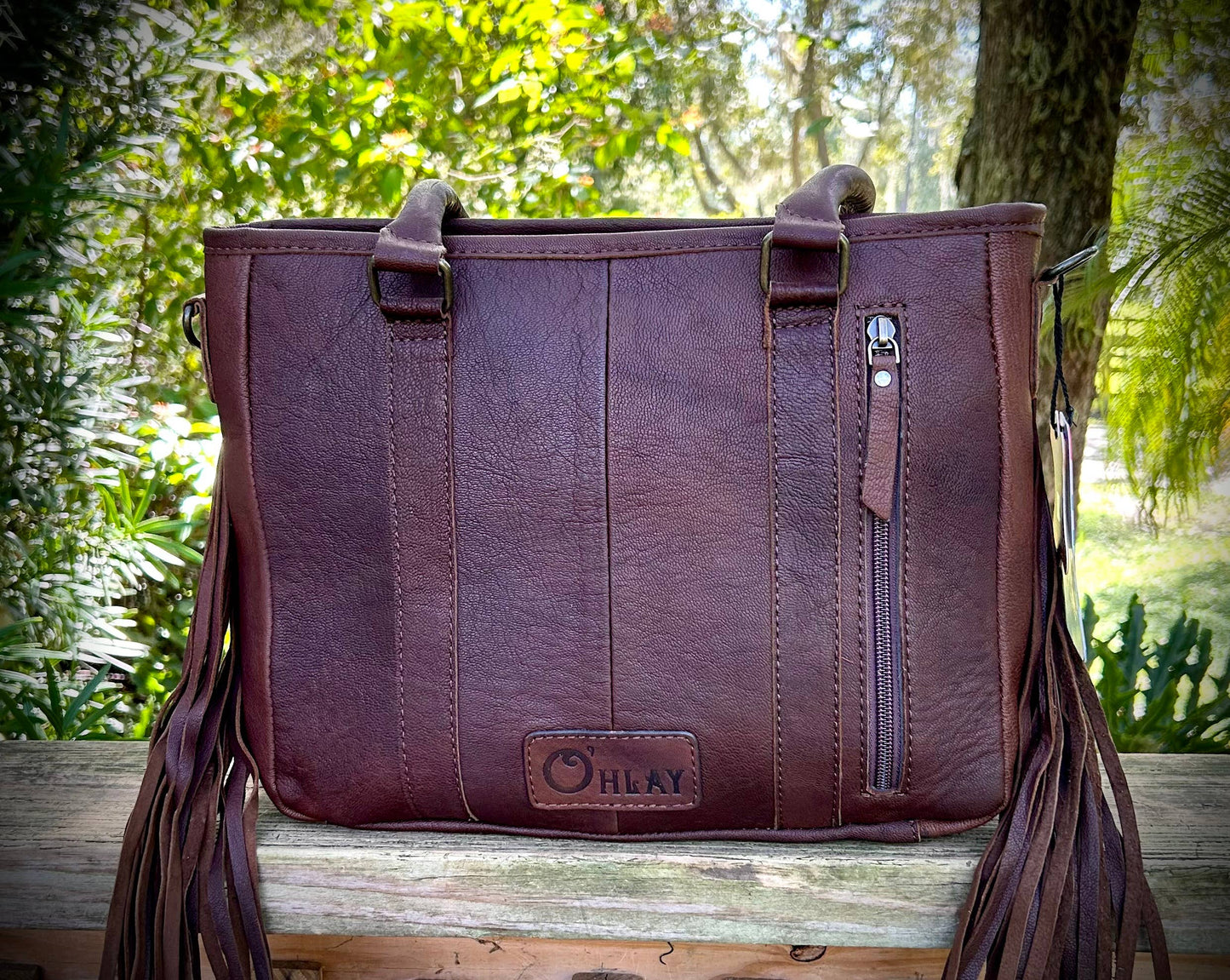 Upcycled LV Leather Crossbody Satchel Bag Western Southern Junkie