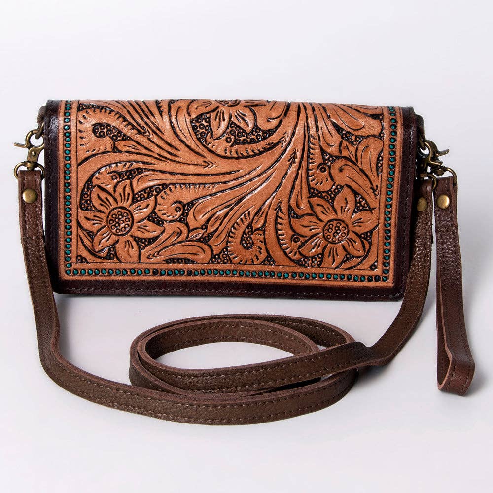 Cowgirl or Cactus Organiser Genuine Western Leather Women: LS western