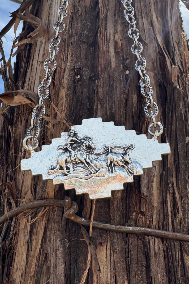 Calf Roper Necklace