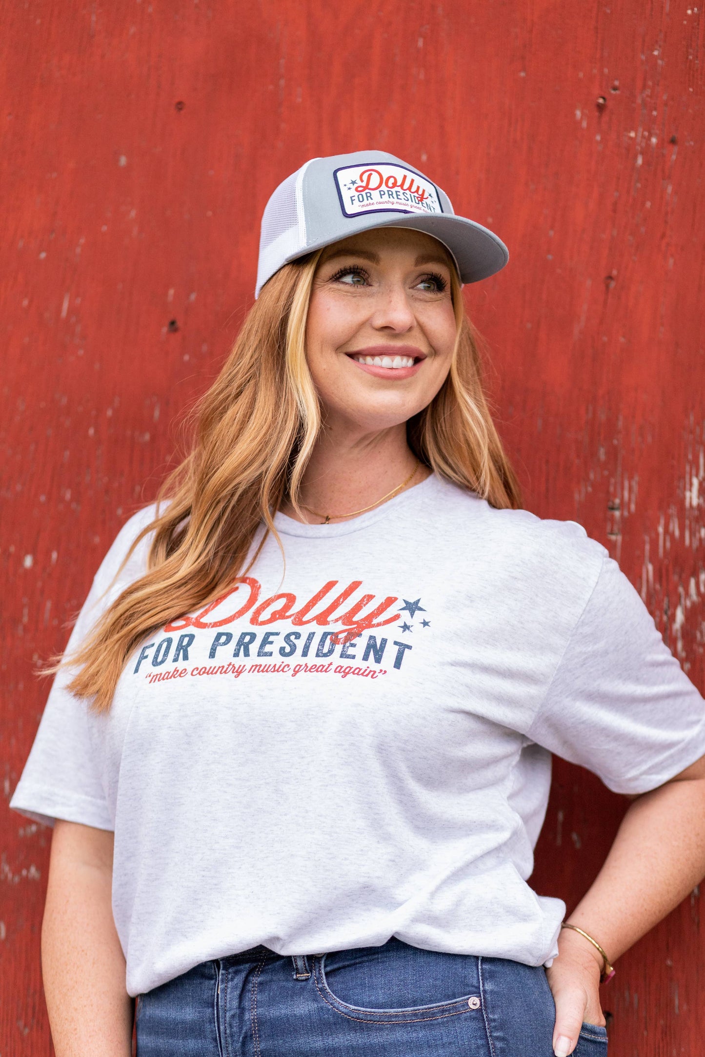 Dolly for President Shirt Last One Medium Southern Fried Design