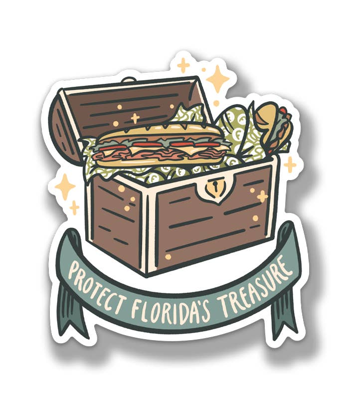Florida's Treasure Pub Sub Sticker