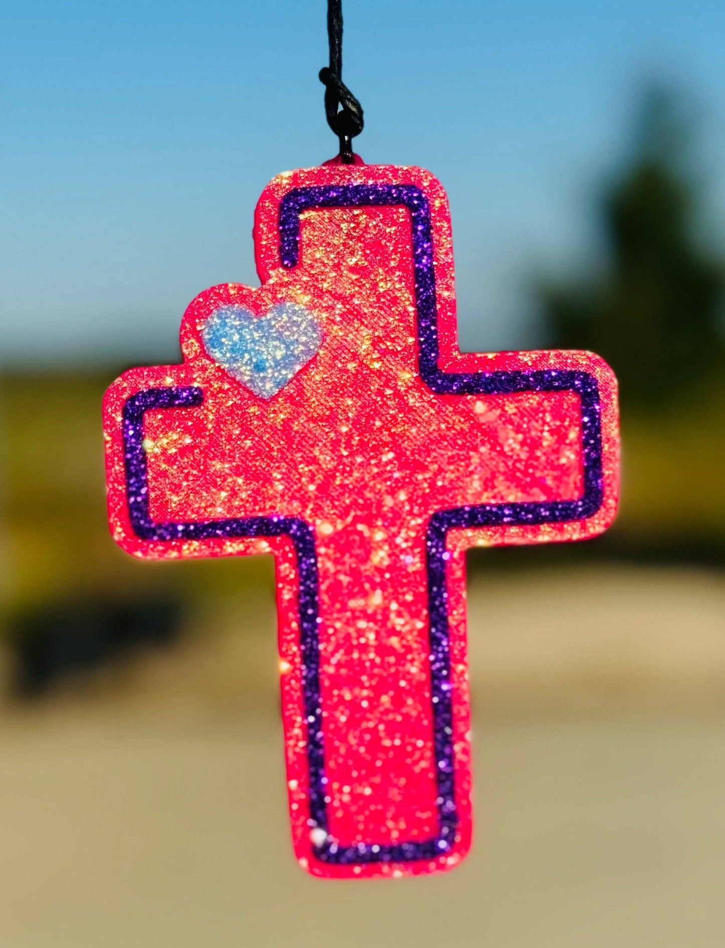 Cross with Heart: Cowboy - Black Frost & Leather