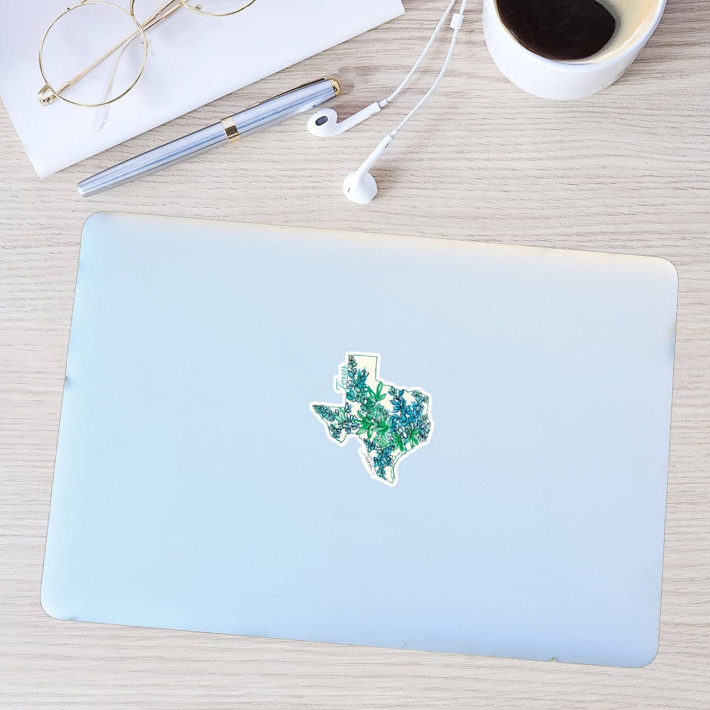 Texas Bluebonnet State Flower Vinyl Sticker Amanda