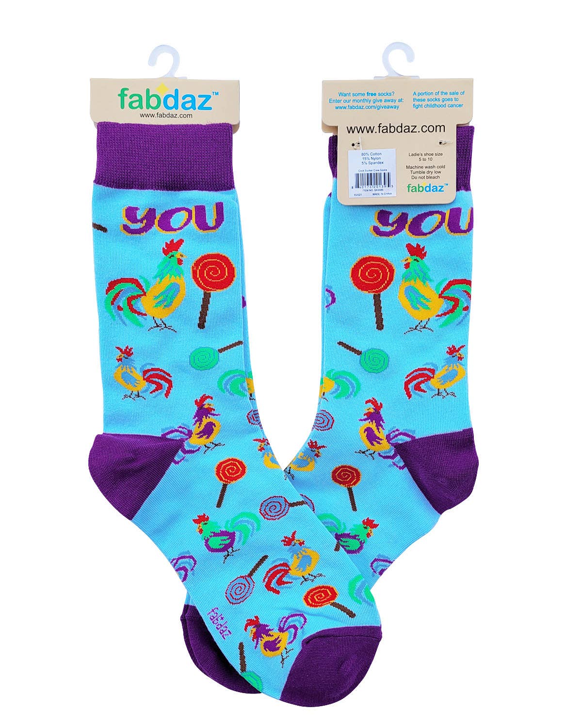 You Cock Sucker Women's Crew Socks Fab Daz