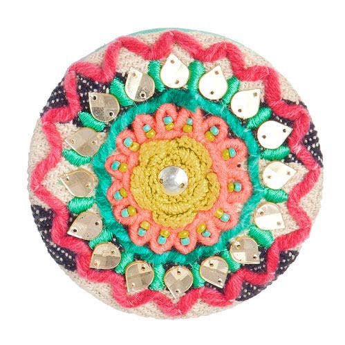 Aztec Radiance Compact Mirror: Cream