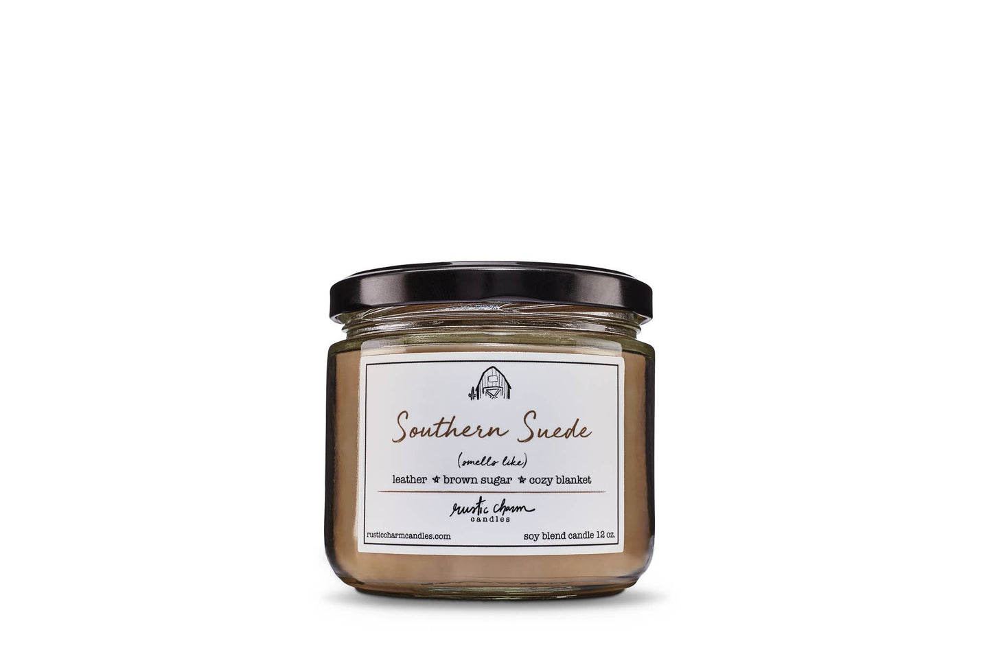 Southern Suede Candle Rustic charm